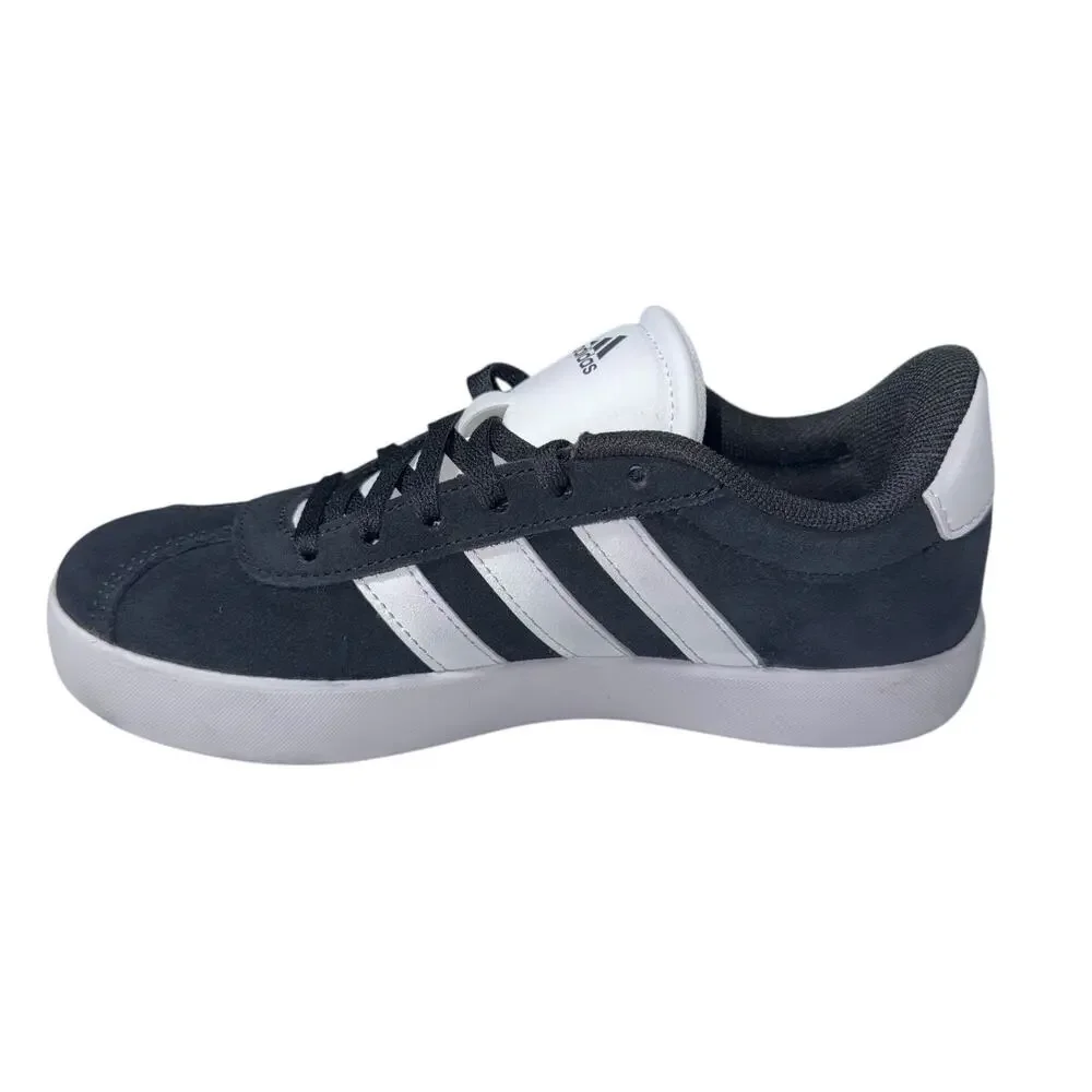 ADIDAS Black Unisex Sportswear 859 VL Court 3.0 Shoes Kids SZ/3